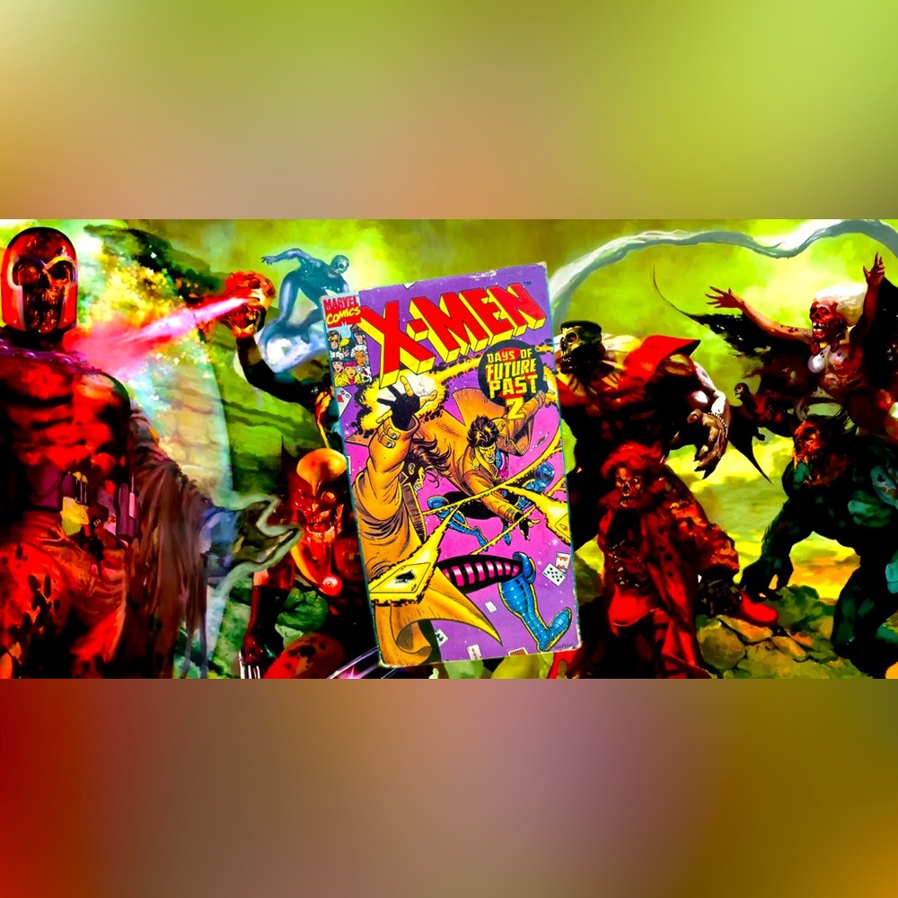 Vintage 1994 Marvel X-Men VHS Days of Future Past Part 2 Vol 11 Tested & Rare